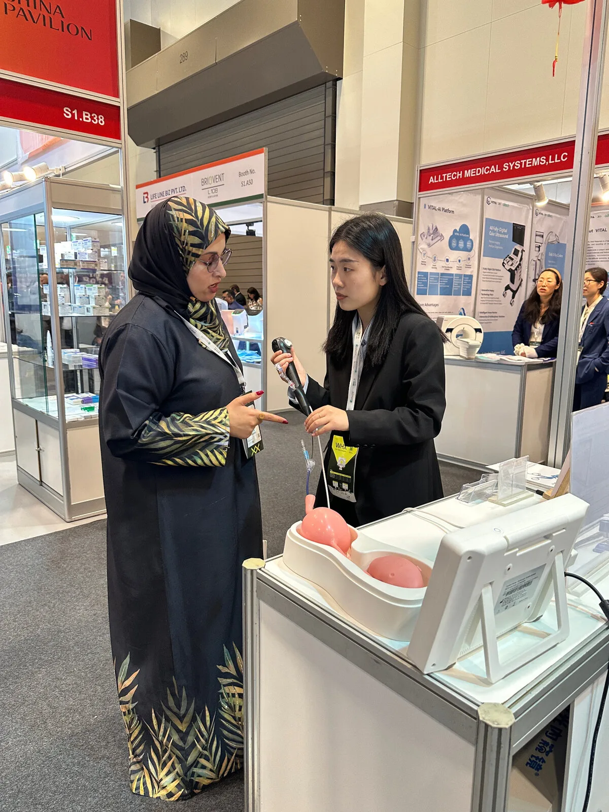 Clinical product demonstration at WHX Dubai 2026